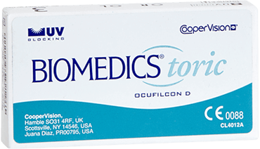 Biomedics Toric Monthly contact lenses